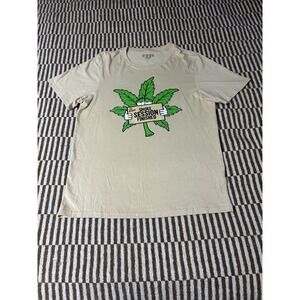 Rolling Papers Raw Smoke Session Finished Kush Cannabis Short Sleeve Shirt Large